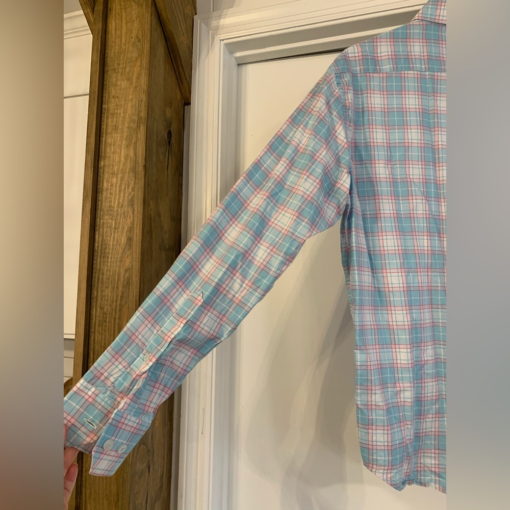 MENS SM SOUTHERN POINT CO BUTTON DOWN SHIRT - Picture 3 of 6